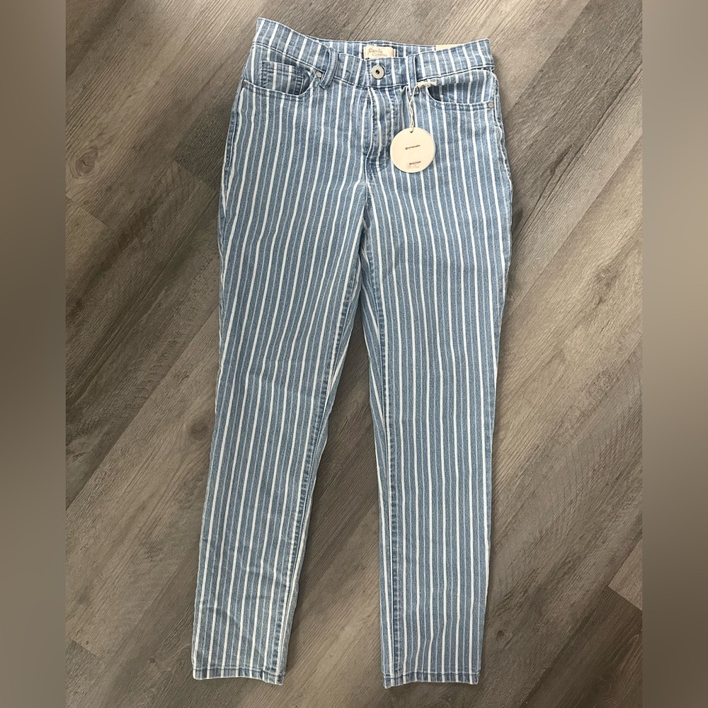 ✨ NWT Camila Coelho Striped Denim Jeans